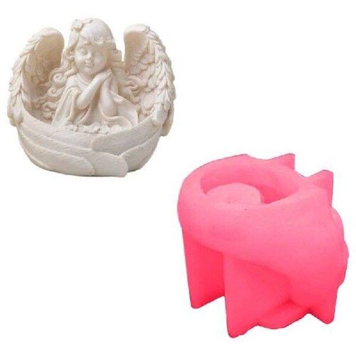 Girl Wing Sculpture Silicone Molds for Epoxy Resin,