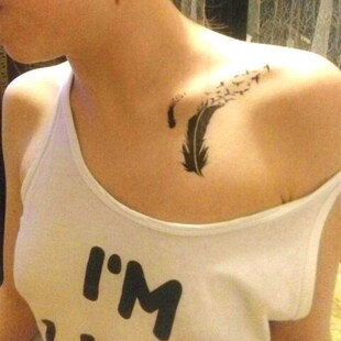 Waterproof Temporary Tattoo Sticker Body Art Love Wave Heart