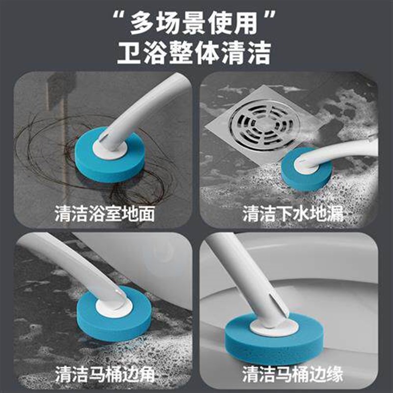 One-time toilet brushes with a house-slut-free wash-up of to图片