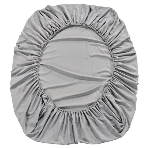 Soft Fitted sheet With Elastic Band solid Bed Sheet Cover-Wr