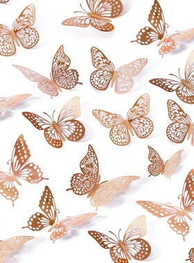 3D Butterfly Stickers Decorations Christmas/Birthday decor