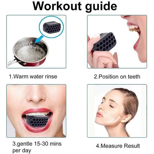 Silicone Jaw Line Exerciser Jawline Chew Ball Fitness
