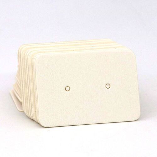 100 PCS 2.5*3.5cm Rectangle Black White Blank Kraft Paper Je