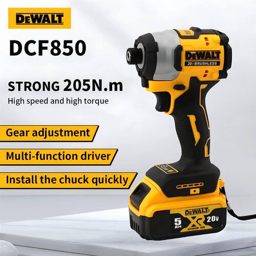 Dewalt DCF850 Cordless Impact Screwdriver Portable Brushless