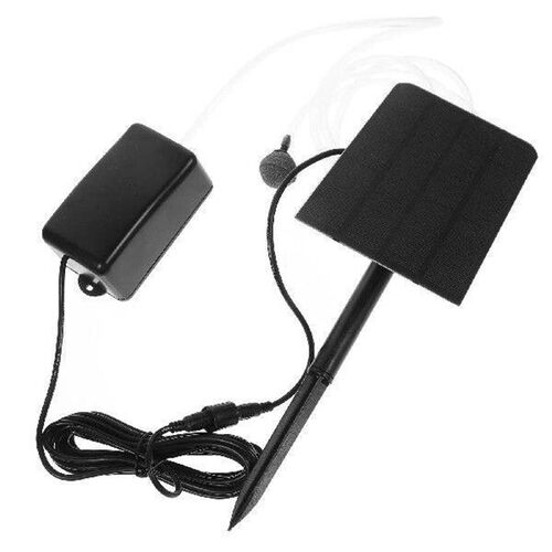 Solar Oxygen Pump Single Crystal Fish Tank Air Aquarium