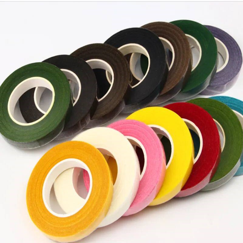 30 Yard 12MM Floral Stem Tape Corsages Buttonhole Artificial - 实物图