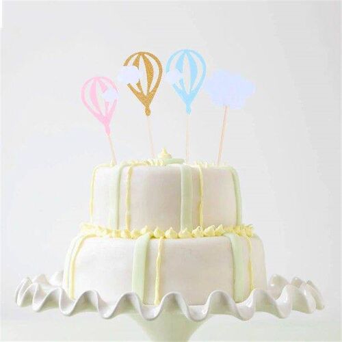 30 PCS Fruit Cakes Topper Baby Shower Dessert Toppers