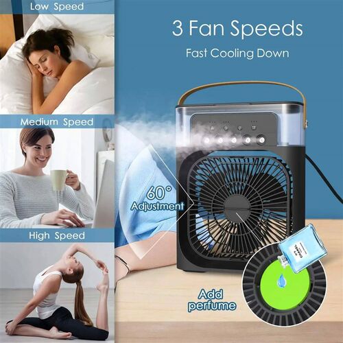 Misting Fan With Five Holes For Humidification Portable Hand