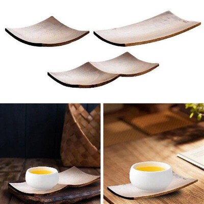 Solid Wood Serving Platter Dessert Tray Snack Tray for Nut