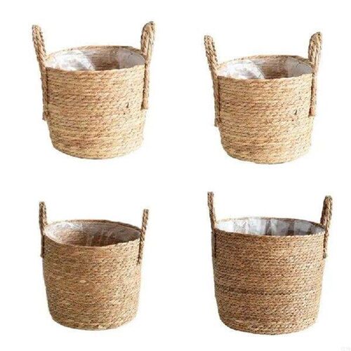 KX4B Plant Basket with Handles Basket Flower Pots Planter