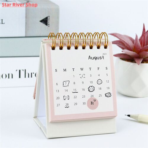 2024 Calendar Mini Coil Desk Calendar Daily Planner To Do Li