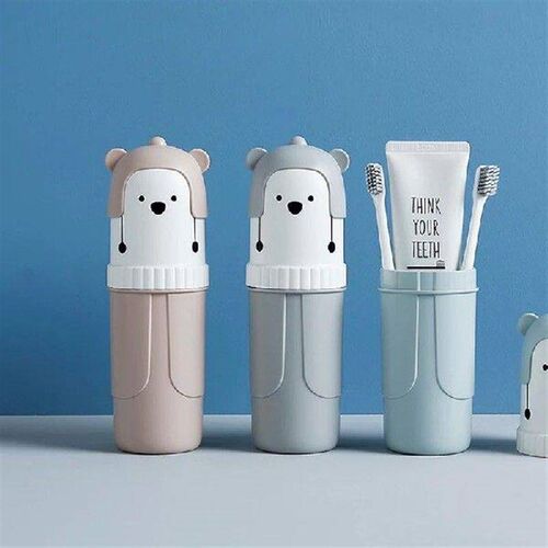 Cute Portable Toothbrush Holder Box Travel Toothbrush Cup