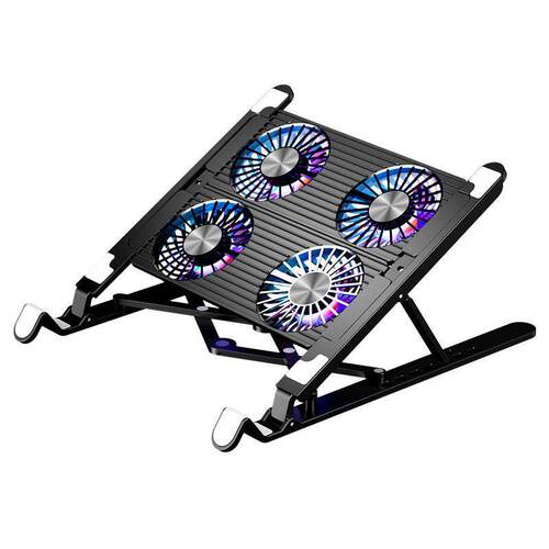 Laptop Cooling Stand with Speed Fan, Adjustable Height