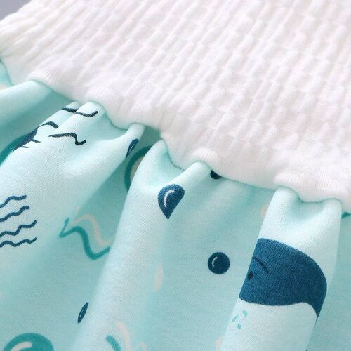 Children Cotton Training Pants Cloth Diaper Pants Washable W