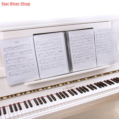 A4 Size Music Score Paper Sheet Note Folder 20 Pages File Mu