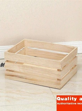 -solid wood storage box retro storage box wooden crate wedd