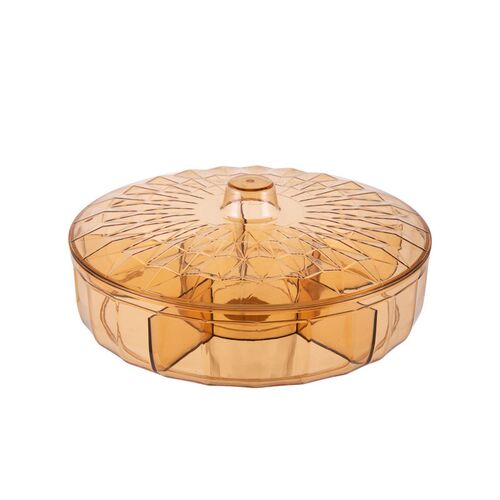 European Living Room Candy Tray Snack Nut Plate with Divider