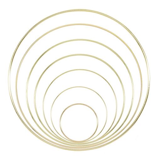 1-Pack Metal Wreath Frame Wire Ring Wreath Hoop Holder DIY M