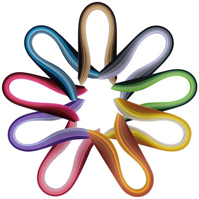 900 Strips Quilling Paper Set 39cm Mixed Color DIY Decoratio
