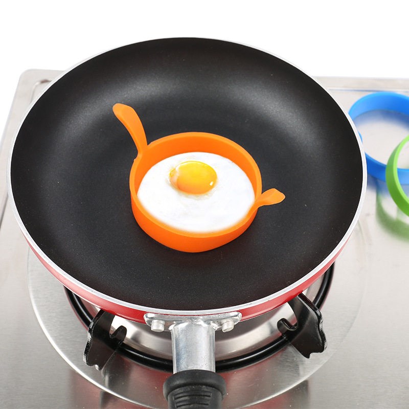 2Pcs Breakfast Omelette Ring Fried Egg Mold Food Grade Silic图片