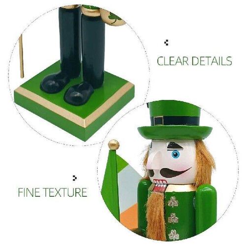 3Broken Crop Nutcracker St Patricks Day Hanging Ornaments
