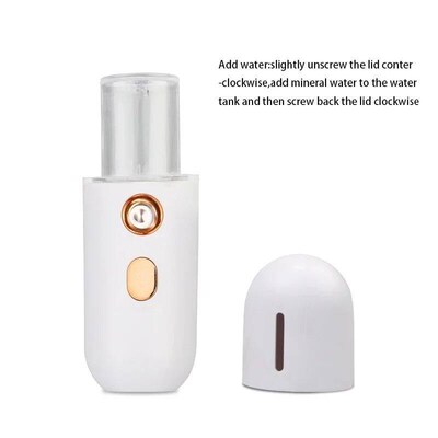 Mn Portable Humdfer Nano Mster Facal Steamer Devce Beauty Sp
