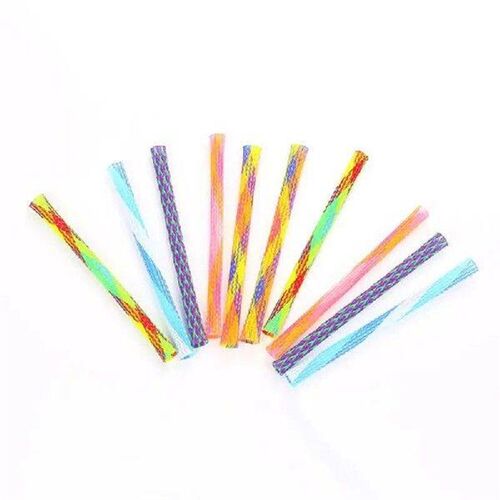 Cat Toys Colorful Spring Hose Kitten Grinding Claw