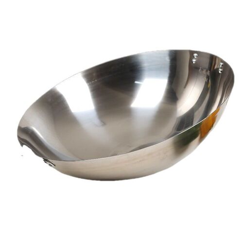 304 Non-magnetic Stainls Steel Double-ear Pan Non-rusty Non-