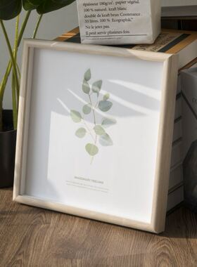 Nordic simple wooden photo frame square picture frames 相框