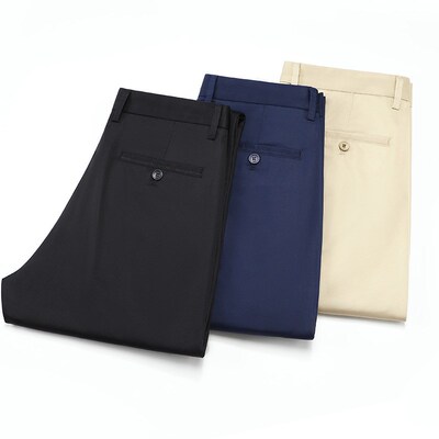 Lyocell Tiansi Casual Pants Mens Summer Loose Breathable Co