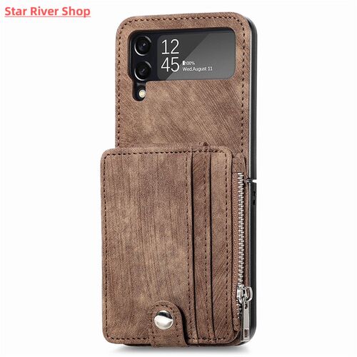 Samsung z flip4 phone case 2-in-1 One-piece detachable card
