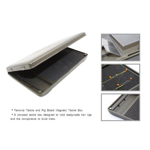 8 Slots Carp Fishing Rig Storage Case Compartment Fishing Ta
