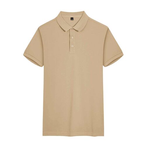 40 long staple cotton 210g solid color jacquard POLO shirt m