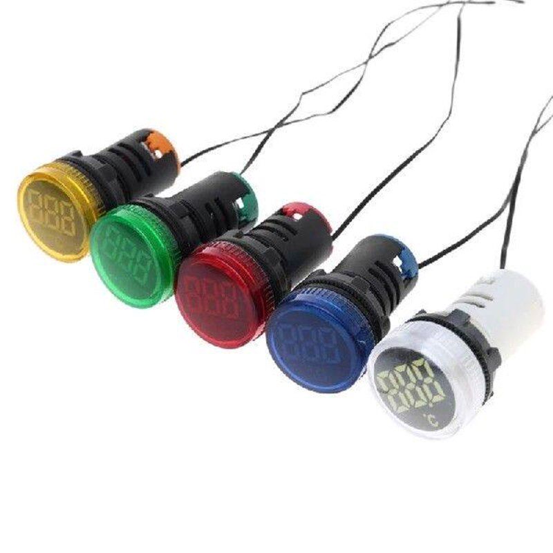 22mm 50-380V Thermometer -20-119 for Car Houses Offices - 实物图