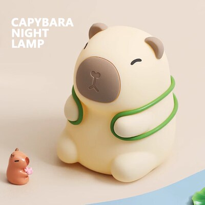 CAPYBARA LAMP  卡皮巴拉 伴睡夜灯 趣味彩光 豚门保佑 情绪稳定
