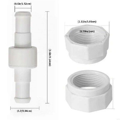 3Pcs Pool Cleaner Hose Swivels Replace D20 Hose Ball