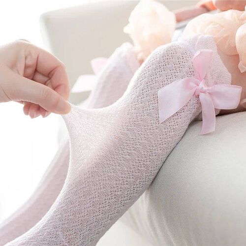 0-4Years For Baby Girls Socks Summer Kids Knee High Long Soc