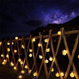 10M 50Led Solar Powered Bulbs Led String Lights for Outdoor