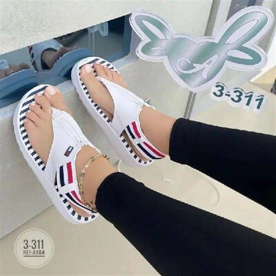 2023 New Women Gladatior Summer Sands Round Head Clip Toe