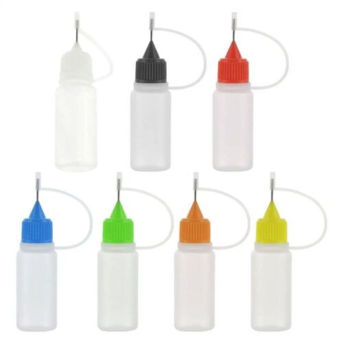 10Pcs Fine Tip Glue Bottles Empty Liquid Squeeze Bottles Glu
