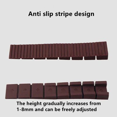 New 10Pcs Furniture Plastic Shims For Leveling Weight Capaci