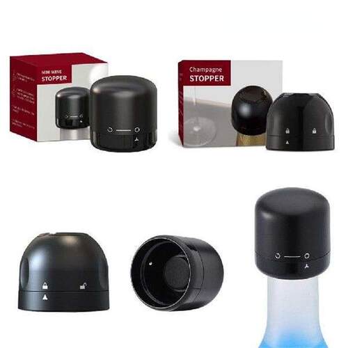 Vacuum Reusable Red Wine Corks Champagne Bottle Sealer Cap