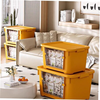 Large plastic storage box moving boxes packing quilt Storage