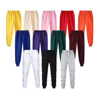 Autumn Winter Men/Women Fitness Workout Sweatpants Jogging R