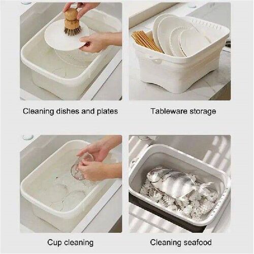 Foldable Dish Tub Foldable Laundry Tub Washing Basin