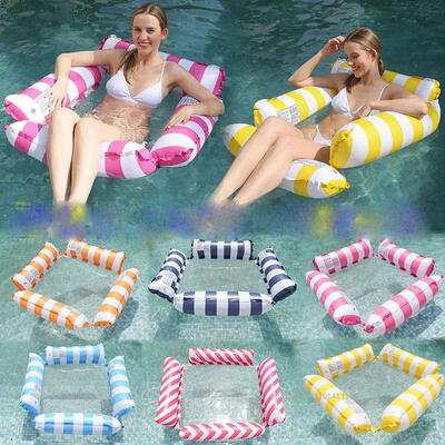 New Water Hammock Recliner Inflatable Floating Swimming Matt