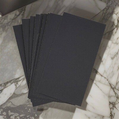 10 Piece Sandpaper Pack Sanding Sheets Wet / Dry 10pcs