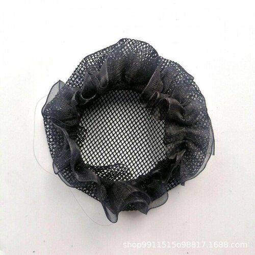 2pcs Women Ballet Dance Skating Snoods Hair Net Bun Cover Bl
