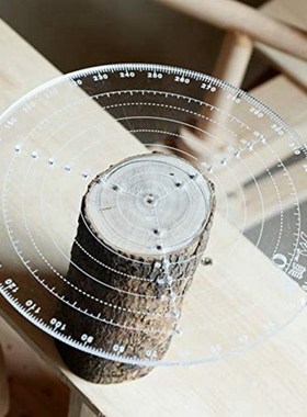 Round Center Finder Compass for Wood Turners Lathe Work Clea