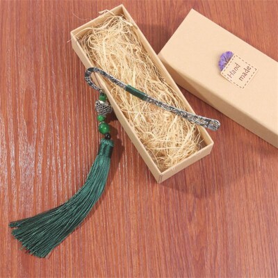 Chinese wind metal feather bookmark Birthday Teachers Day g